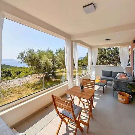 Studio Vesna With A Terrace And Sea View Rabac Exterior photo