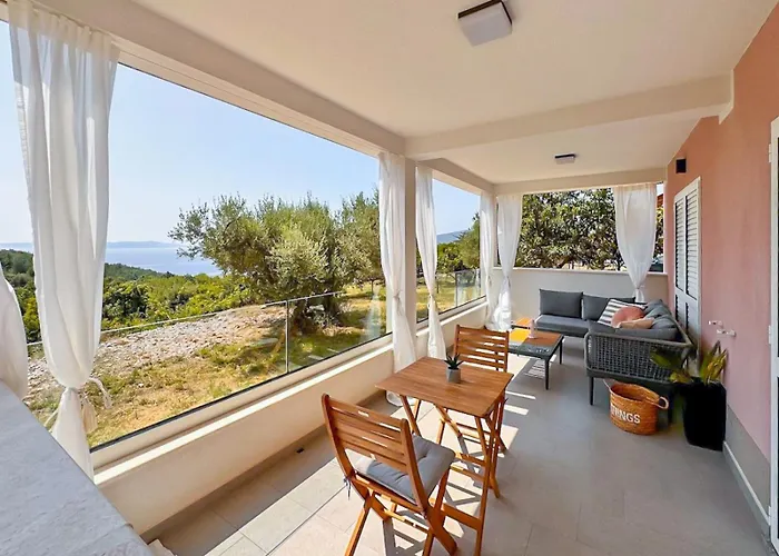 Studio Vesna With A Terrace And Sea View
